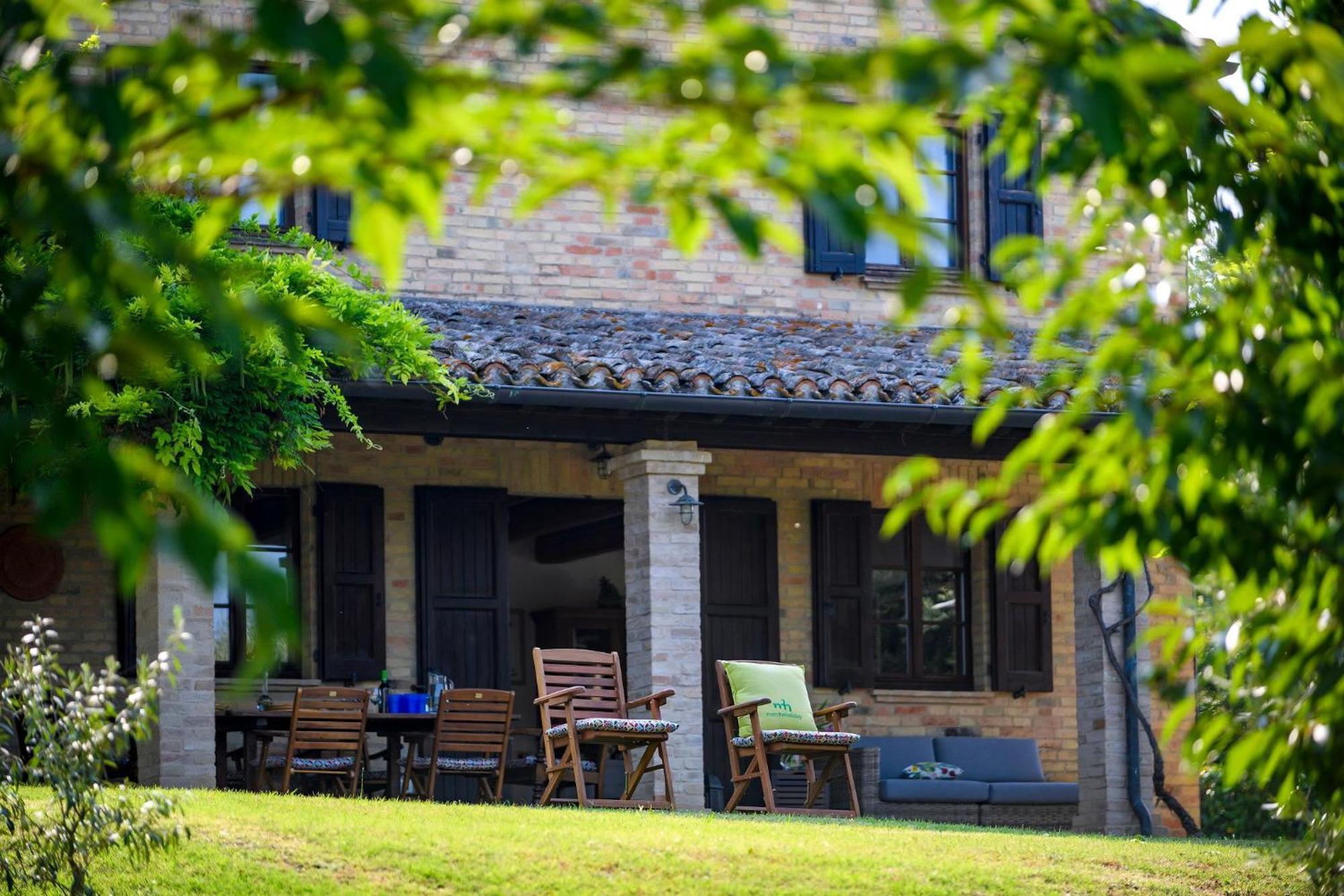 La Girolima, Marchferienhaeuser Villa Mondavio Exterior photo