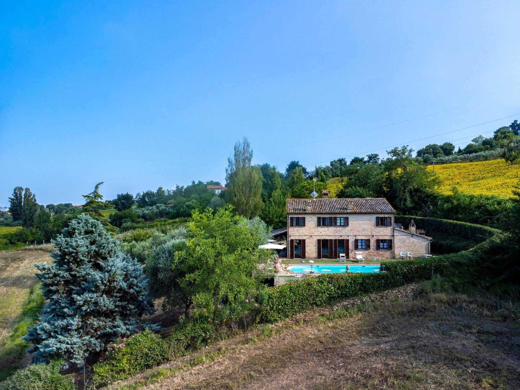 La Girolima, Marchferienhaeuser Villa Mondavio Exterior photo