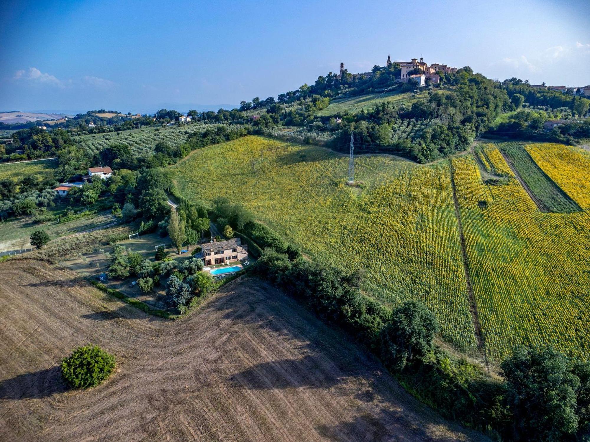 La Girolima, Marchferienhaeuser Villa Mondavio Exterior photo