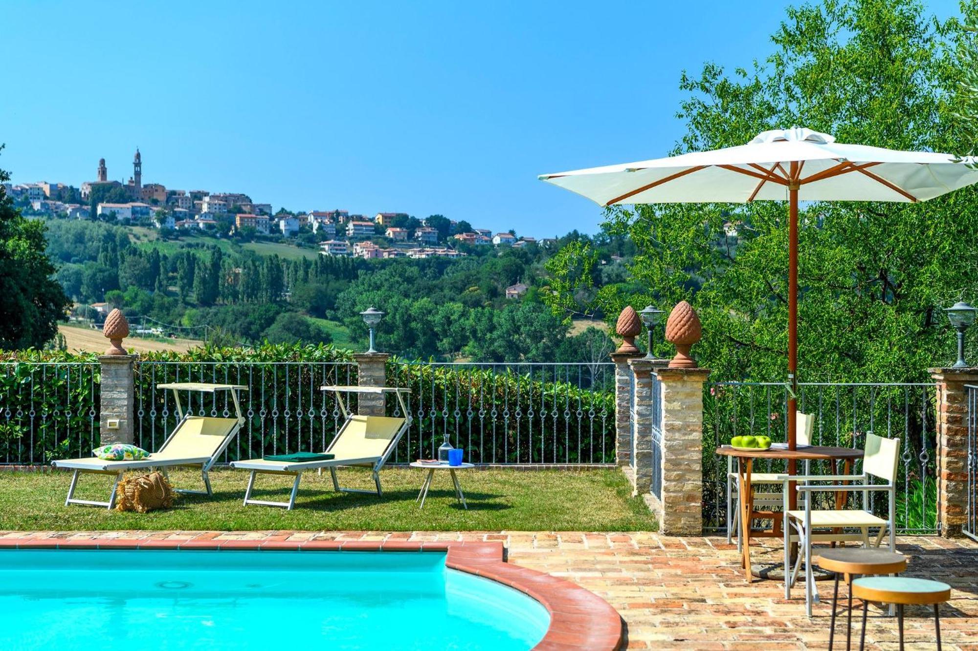 La Girolima, Marchferienhaeuser Villa Mondavio Exterior photo